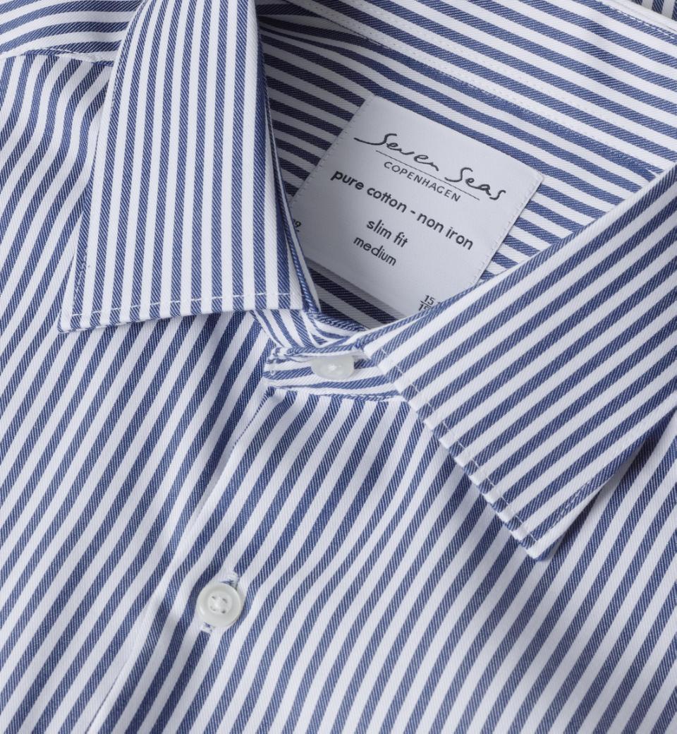 Seven Seas Slim fit Skjorte